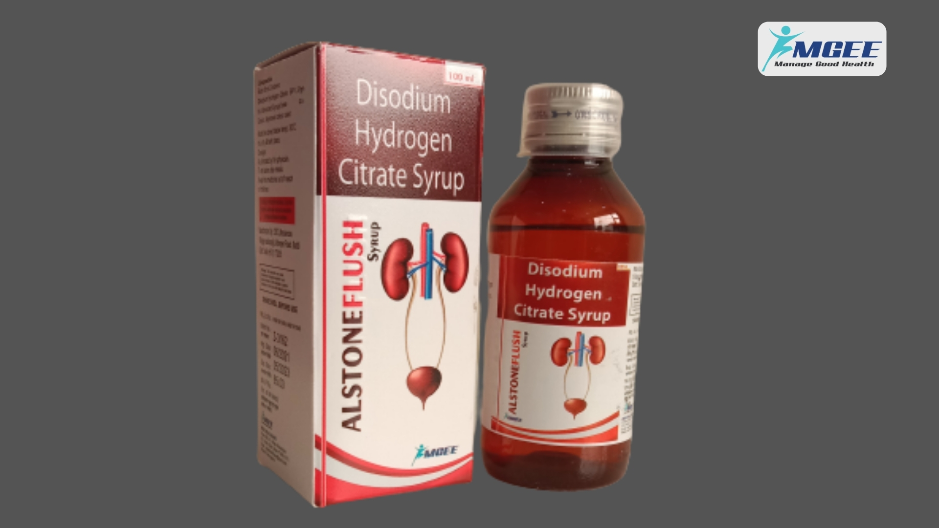 ALSTONEFLUSH 200 mL oral solution bottle containing Disodium Hydrogen Citrate for urinary tract relief.