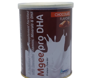 Mgee Pro DHA Protein Powder - 200 GM Protein Supplement with Essential Vitamins, Minerals & DHA