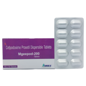 MGEEPOD-200 Cefpodoxime Proxetil 200mg 10x10 Alu Alu Pack