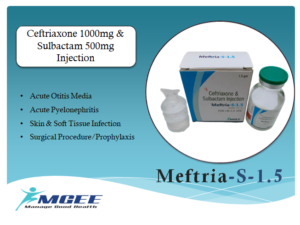 Ceftriaxone & Sulbactam Dry injection