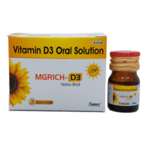 MGRICH-D3 Nano Shots Vitamin D3 Oral Solution Bottle