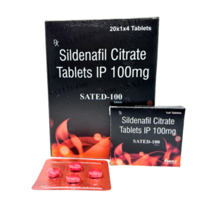 SATED-100 Sildenafil 100 mg Blister Pack