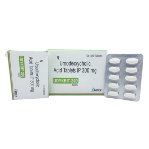 UDYKRIT Ursodeoxycholic Acid 300 mg 10x1x10 Blister Pack