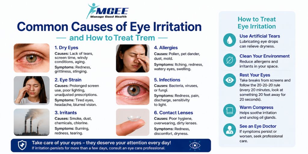 Common Causes of Eye Irritation and How to Treat Them